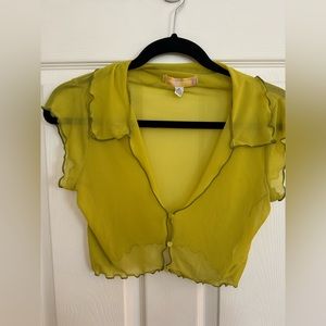 Urban Outfitters sheer crop top